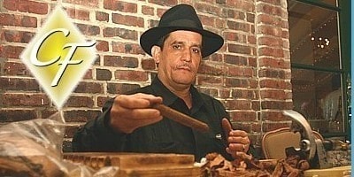 Cigar roller at Orlando golf dinner